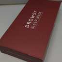 DROWSY Silk Sleep Mask - Face-Hugging, Padded Cocoon for Luxury Sleep in Total Darkness - 100% Pure Mulberry Silk (La Vie En Rouge)