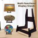 15.5 Inch Large Plate Stands for Display, Wooden Picture Frame Stand, Decorative Easel Holder for Plates, Bowl, Plaque, Pictures, Books (1 Pack )