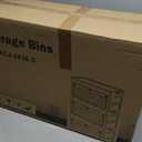 Himix Large Storage Bins with Lids, 66Gal/264QT Stackable Collapsible Plastic Bins with Wheels, Closet Organizers for Bedroom, Kids Room, Living Room, Garage (22Gal)