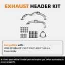 6.4 Up Pipes Compatible with Ford F250 F350 F450 F550