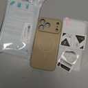 FNTCASE for iPhone 17 Pro Max Case: [Compatible with Magsafe] Integrated Silicone Phone Cases with [Full Camera Protection] [Screen Protector] Military Grade Shockproof Protective Cover - Full Gold