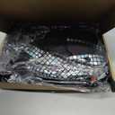 Mepase 6 Pcs Mens 70s Disco Outfits Retro New Year Eve Couples Halloween 80s Costume with Bell Bottom Pants (Medium, Gold)