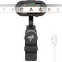 Sondery Guitar Ukulele Tuner Clip On Rechargeable, Easy to Read Simple TFT Screen Extremely Fast and Accurate Tuning, Headstock Chromatic Tuner Pitch 410-460Hz, Perfect for Any Lighting