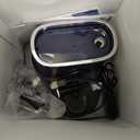 Electric Toothbrush with Water Flosser Combo for Adults: 3 Brushing Modes & 5 Floss Speeds- Rechargeable Teeth Cleaner with 500mL Tank- Gum Care & Whitening, Travel-Friendly & Family Use (Dark Blue)