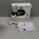 Sewing Machine for Beginners with 20Pcs Fabric & 32Pcs Sewing Threads Kit, Portable Sewing Machine with 12 Built-in Stitches & 2 Speed(High-Low Speeds) - Blue