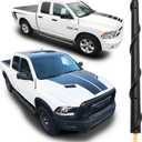 BASIKER Short Antenna fits for 2009-2025 Dodge Ram 1500 2500 3500 Accessories, Truck Dodge Ram Classic Warlock Car Wash Proof Antenna Replacement Upgrade for Radio Reception, 7 Inch Spiral Rubber Mast