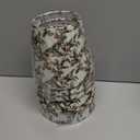 Baquler 6 Pcs Christmas Lamp Shades Set 5.91"w x 5.12"h Hardback Chandelier Shade Mistletoe Little Droplight Shades Wall Lights Chandelier Lights Shade Gift Holiday Decor Supply