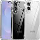 Clear for Samsung Galaxy S25 Edge Case, Military-Grade ProtectionTransparent Slim Case for Samsung S25 EDG, Diamond Clear