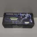 Running Light, 1000Lumens Running Belt Running Gear with 230Rechargeable Night Running Light for Phone Waist Bag Light with Water Bottle Holder Slim Running Belt for Runners Sports Jogging Walking (Black)