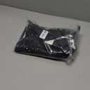 GRACE KARIN V Neck Sequin Short Sleeve Tops for Women Elastic Sparkly Tank Top for Party (Medium, Black)