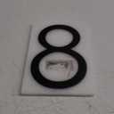 8 Inch Floating House Numbers, Address Numbers for Outside, Metal Black Large Modern House Numbers, Door Numbers for Mount Aluminum Black Number 8