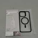 ESR for iPhone 15 Pro Max Case, Compatible with MagSafe, Military-Grade Protection, Yellowing Resistant, Scratch-Resistant Back, Magnetic Phone Case for iPhone 15 Pro Max, Classic Series, Clear Black