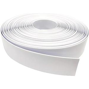 Vinyl Strap Roll, Perfect for Patio Furniture, Pool, Lawn, Garden, Make Your Own Replacement Straps, 20 Free Fasteners, 2" Wide x 20' Length, White