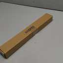 5 Pack 16" (400mm) Overall Length Overall Length Edge Finger Pull, Brushed Brass Aluminium Hidden Furniture Wardrobe Cabinet Drawer Pull Long Concealed Furniture Closet Door Handle, 3699S