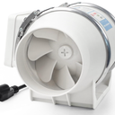 Voltset 4 Inch Duct Fan, Inline Ventilation Exhaust Fan, 280 CFM Duct Intake High Efficiency Air Fan for Vent Bathroom, Kitchen, Grow Tent, Hydroponics, 3D Printer
