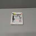 2+2 Pack Compatible with Samsung Galaxy Watch 7 Ultra Screen Protector + Case Protective, HD Tempered Glass + Hard PC Cover for Galaxy Watch 7 Ultra 47mm Accessories (Starlight+Black)