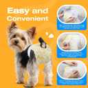 Pet Soft Disposable Dog Diapers Female, Pull Up Doggie Diapers for Female Dogs, 360Stretchy Waist Puppy Diapers, Super Absorbent Doggy Diaper Leak Proof Design for Dogs in Heat (Small, Count, 20.0)