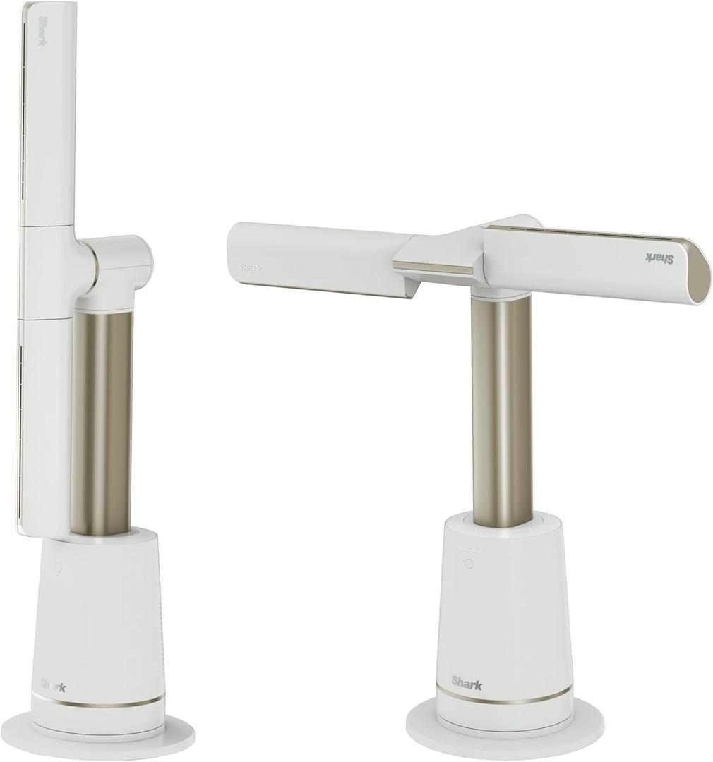 Shark TurboBlade FanUltra-customizable bladeless tower fan, pivots, twists, oscillates 180, circulates and propels air, 10 noise levels + 10 speeds, easy to clean, dove, TF202SWH