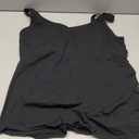 V FOR CITY Tank Top with Built-in Bra Scoop Neck Plus Size Camisole Tops for Women Fall Casual Cotton Cami Shirts 2X Black