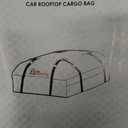 Asinking Car Roof Bag Rooftop top Cargo Carrier Bag 21 Cubic feet Waterproof for All Cars with/Without Rack, Includes Anti-Slip Mat, 10 Reinforced Straps, 6 Door Hooks, Luggage Lock