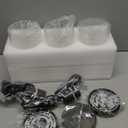 KLSS Oil Rubbed Bronze Pendant Lights Kitchen Island - Clear Glass Pendant Light Fixture Multiple Stems Rods 3 Units 12 Inch 3 Units 4 Inch (3 Pack Oil Rubbed Bronze Downrod)