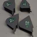 Professional Hair Clipper Combs Guides Set - 2.25'' to 3'' Size Range, Replacement GuardsCOMPATIBLE WITH WAHL Most Clippers/TrimmersMost Clippers/Trimmers,Grey(4 Pieces)