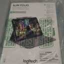 Logitech Slim Folio Keyboard Case for iPad (10th gen & A16) with Integrated Bluetooth Wireless Keyboard, Oxford Gray