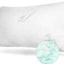 Snuggle-Pedic Shredded Memory Foam Pillow - The Original Cool Pillows for Side, Stomach & Back Sleepers - Sleep Support That Keeps Shape - College Dorm Room Essentials for Girls and Guys - King