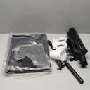 ZHOOGE Salon Tray Cart on Wheels with Stand Rack Tray, Premium Iron Alloy Tattoo Tray Height Adjustable Salon Service Tray with 360 Degree Mute Universal Tricycle for Tattoo Work, SPA and Dental Tray