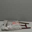 Leinuosen 1 Pcs Metal Easel Stand 16.5" H x 8.7" W x 4.3" D Table Top Easel Stand for Display Tripod Art Picture Mirror Modern Plate Holder for Display Book Photo Wedding Sign (Brown)