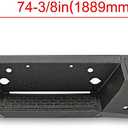 ECOTRIC Offroad Rear Bumper Compatible with 1999-2016 F250 F350 Super Duty