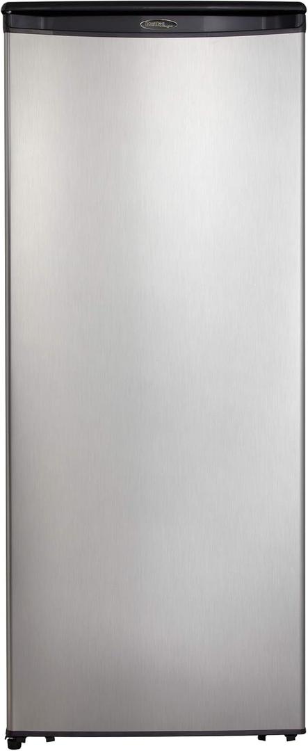 Danby DAR110A1BSLDD 11 Cu.Ft. Apartment Refrigerator in Fingerprint Free Finish, Full Fridge for Condo, House, Small Kitchen, E-Star Rated, Stainless Look