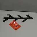 RRG Vertical Coat Rack Wall Mounted 16 Inch, Metal Vertical Hat Rack for Wall, Modern Coat Rack Tree for Hats, Jackets, Bags, Entryway Bedroom (Height 16") (Black)