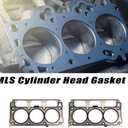 AUCERAMIC 12632968 2PCS MLS Cylinder Head Gasket fit for Chevrolet Express 2500 3500 Silverado 1500 2014-2021, for GMC Sierra 1500 Savana 2500 3500 2014-2021 4.3L V6 OHV N/A