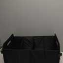 Trunk Organizer For Suv & Sedan,Car Organizers and Storage, Waterproof Collapsible & Adjustable Straps,70L Sturdy Car Organization for Car Accessories, Tools,Sundries,2-3 CompartmentBlack