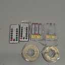 JMEXSUSS 2 Pack Fairy Lights Battery Operated, Total 400 LED 132ft Outdoor Fairy String Lights with Remote, 8 Modes Copper Wire Twinkle Lights for Bedroom Tree Wall Patio Outside Decor, White