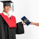 Graduation Money Holders for Cash Gifts: Class of 2026 Grad Money Greeting Card, Funny Cash Gift Card Holders, Navy Blue & Gold Graduate Party Decortaions Supplies