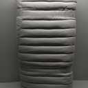 ZonLi Japanese Floor Futon Mattress Extra Thick, Vintage Striped Quilting Twin Size, Mattress Topper Portable Sleeping Pad for Adults, Roll Up Tatami Mat