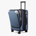 LEVEL8 Grace Carry on Luggage Airline Approved, 20 Inch Expandable Hard Sided Luggages with Spinner Wheels, Harshell Small Rolling Suitcase for Women Men with Tsa Lock, Blue