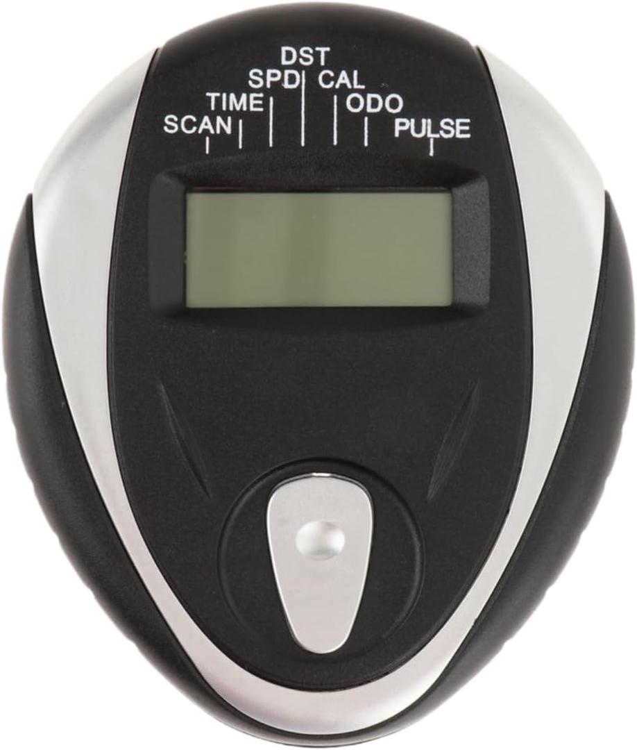 Universal Monitor Speedometer LCD with Heart Rate Measurement Easy to Install Replacement Parts Counter Cycle for Exercise Bike Sport Bikes, AS