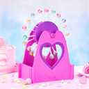 Ferris Wheel Wooden Decor 24 Holes Hot Pink Cake Pops Stand Lollipop Display Holder for Wedding Halloween Christmas Birthday Anniversaries Party Favor