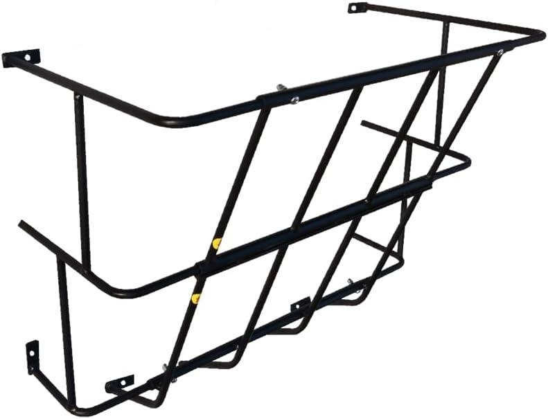 Hay Feeder Goat 18 Gallon Hay Rack,Heavy Duty Iron Wall Hay Rack for Sheep,Cattle,Livestock in Farm Indoor Outdoor Uses