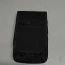 Dual Phone Holster, Large Smartphone Pouch, Belt Clip Tool Pouch, Multi-Purpose Tactical Cellphone Holder for Working, Hiking, Camping, Barbecue, Rescue (XL) (Black)