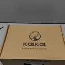 Kalkal Men's Deck Boots Anti-Slip Saltwater Fishing Rain Boots with Memory Foam, Waterproof Rubber Ankle Work Boots for Sailing (Size 11)