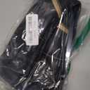 Car Steering Wheel Cover, Leather Steering Wheel Cover Beige Universal 14.5-15 Inch Microfiber Leather Anti-Slip Breathable Auto Steering Wheel Covers for Men Women (Black&Beige)