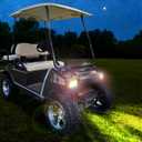 Halogen Headlights for 1993 Up Club Car Ds Passenger and Driver Side Factory Style OEM 101988002 101988001 Replace 12V Head Lights Kit Assembly