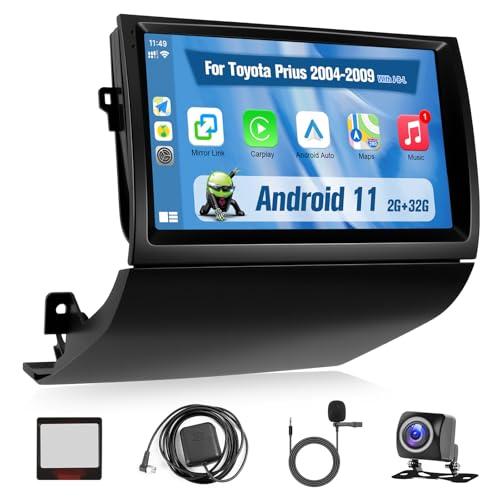 KuTaiTai Car Stereo Radio for Toyota Prius 2004-2009 - Support J-B-L, 9 Inch IPS Touch Screen for Toyota Prius with Wireless Carplay Android Auto In-dash GPS WiFi Bluetooth FM SWC MIC + CANBUS +Camera