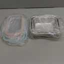 8 PCS Food Storage Containers with Lids Airtight, Stainless Steel Containers Set for Kitchen Storage, Meal Prep, Lunch Containers, Microwave/Dishwasher Safe (41oz & 24oz)