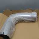 A-KARCK Exhaust 90 Degree Tube 5" OD, Exhaust Elbow 90 Degree 5" ID/OD Aluminized Steel Exhaust Pipe Mandrel Bend