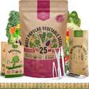 Organo Republic 25 Vegetable Seeds Variety Pack - 16,850+ Non-GMO Heirloom Seeds for Planting Vegetables & Fruits in Individual Seed Packets, Home Garden Seed for Hydroponic, Indoor & Outdoor Garden